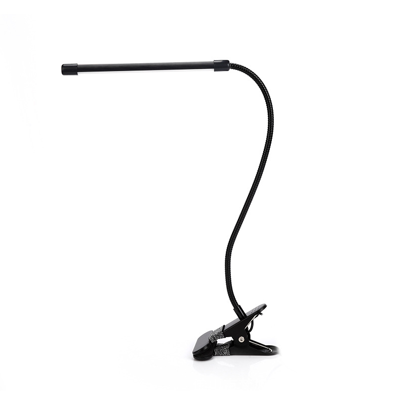 LED vyšívacia lampa Kovová flexibilná lampa s husím krkom