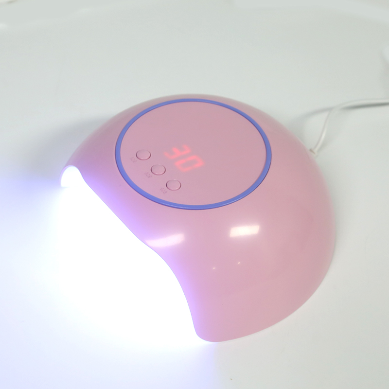 Mini ružová lampa na nechty