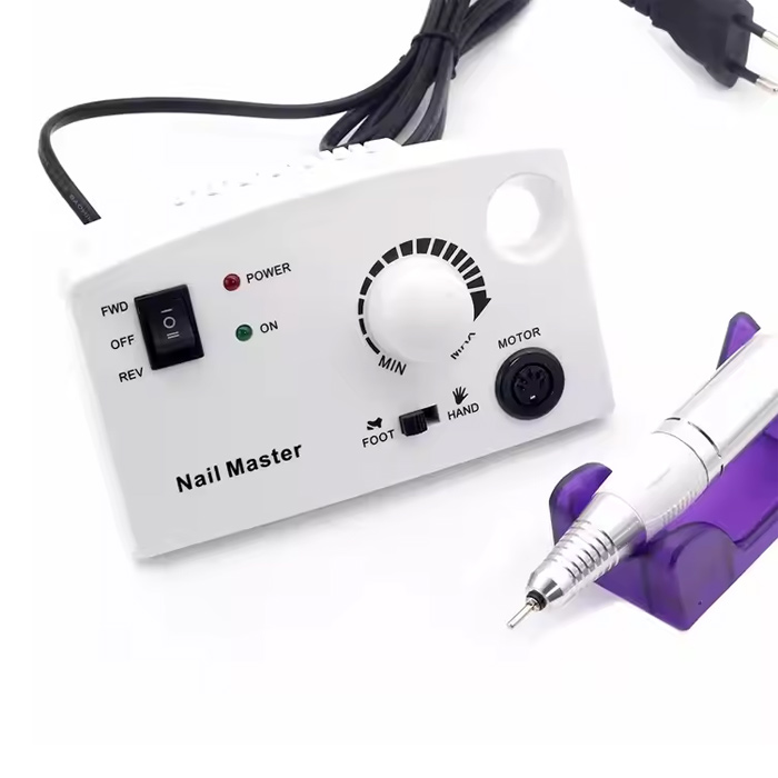 Biely stolný elektrický pilník na nechty